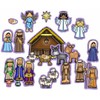 Nativity Felt Figures Flannel Board Stories 25 Pieces Christmas Scene