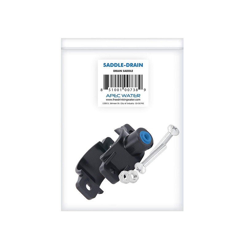 APEC Water Systems Drain Saddle Valve with 1/4" Quick Connect