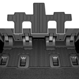 xipoqix 5 Seats 2nd Row Under Seat Mat Compatible with 2025 Toyota 4Runner Trunk Liner Not for Hybrid EV i-Force MAX Floor Cargo Mat TPE Cargo Liner Replacement for 2025 Toyota 4Runner Accessories