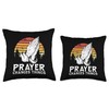 Prayer Changes Things Praying Hands Lords Christian Prayer Throw Pillow