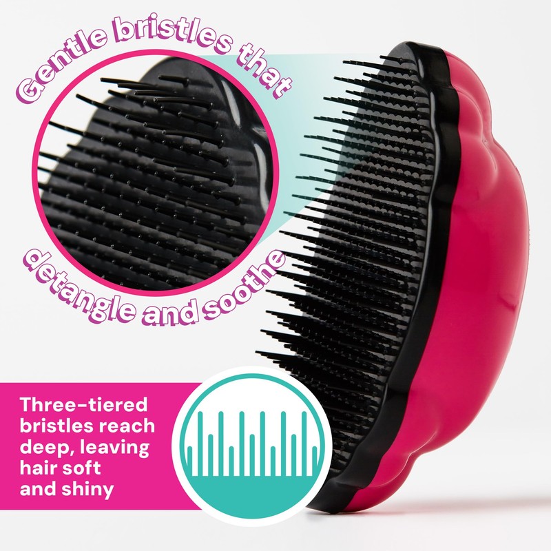 Knot Genie Supreme Detangling Hair Brush for Kids | Perfect