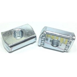 (Customize quantity) 7/16-14 Strut Nuts W/O Spring for Unistrut Channel Electro Galvanized / Zinc Plated (#4170) (P3009