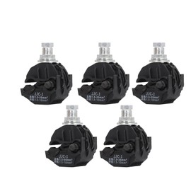 5 Pcs Ground Insulation Piercing Connector, 1KV No Peeling Piercing Clamp High Low Voltage Cable Splitter, Main Branch Line Connector, Insulation Piercing Clamp (JJC-1)