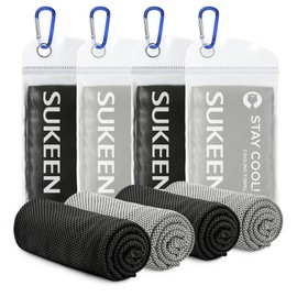 Sukeen Cooling Towel,Instant Evaporative Cooling for Sports,Yoga,Golf,Gym,Neck,Workout and More(40”x 12”)