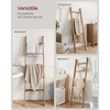 VASAGLE Blanket Ladder Decorative Farmhouse for The Living Room, 5-Tier