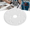 6.5in Router Plate with 1.2in Middle Hole, Brass Centering Pin,