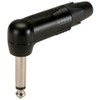 Neutrik 6.3mm angled Jack Mono Plug -Black