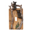 BLACK FOREST DECOR Climbing Bears Single Switch Plate