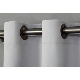 RHF Privacy Room Divider Curtain 8.5ft Wide x 9ft tall: No one can see through, Total Privacy(8.5x9 Grey)