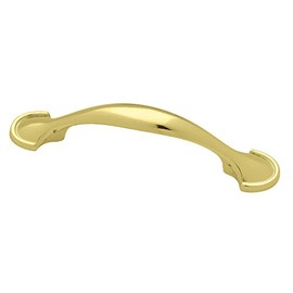 Brainerd P39955V-PB-C7 3-Inch Half Round Foot Cabinet Hardware Handle Pull
