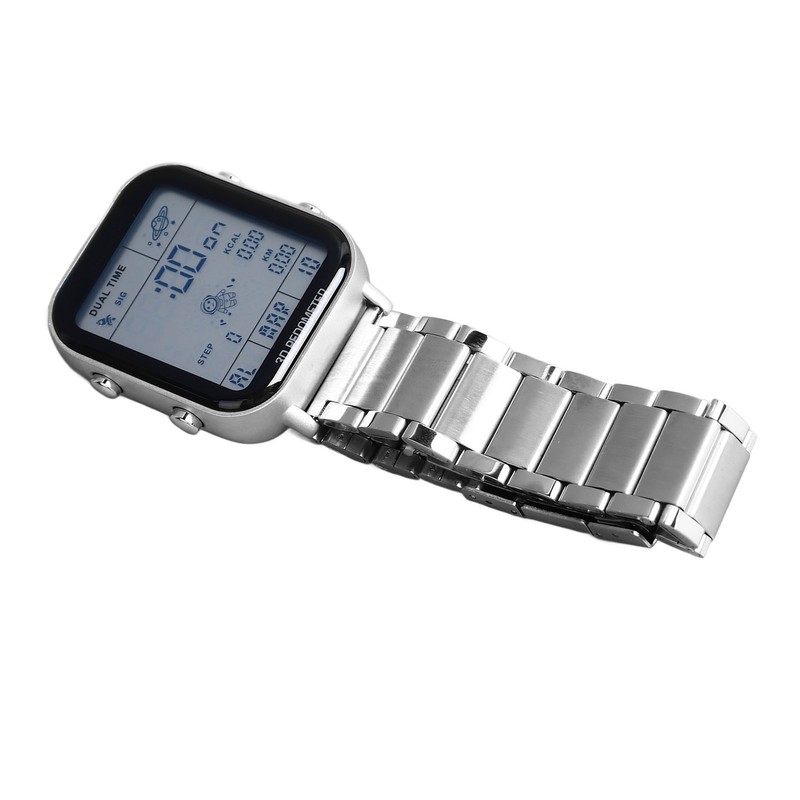 Men Led Digital Watch Creative Square Waterproof Backlight Pedometer Sports