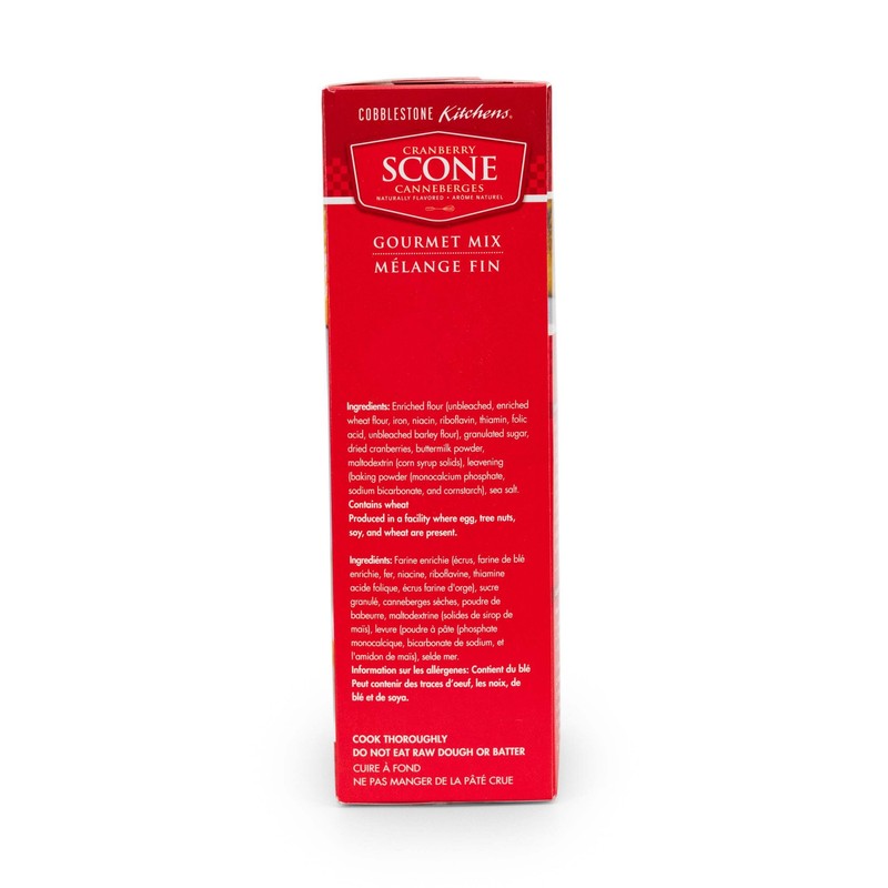CobbleStone Kitchen Cranberry Scone Mix | Pack of 4 |