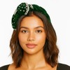 Florate Big Wide Crystal Bowknot Headband for Women Luxury Elegant