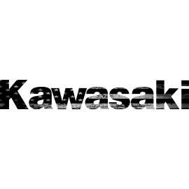 TVC 2024-CURRENT KAWASAKI RIDGE TAILGATE LETTERS DECAL GRAY AMERICAN FLAG GLOSS
