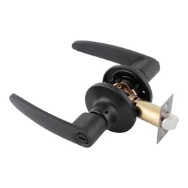 Dexter 6677 Cerradura Manija Granito 35-45mm sin Llave, Negro