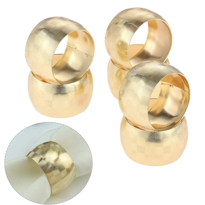 Napkin Rings Round Metal Napkin Rings for Restaurant Commercial Hotel
