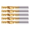 5pcs Professional CNC End Mill Metal Spiral Router Bit Milling