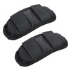 2 Pack Black Shoulder Strap Pad, Removable Luggage Bags Shoulder