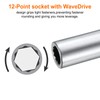 sourcing map 2pcs 1/2" Drive by 10mm 12-Point Deep Socket