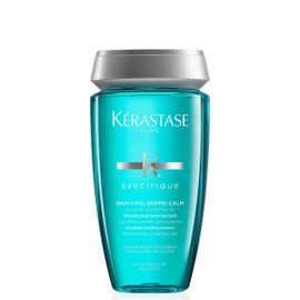 Kérastase Shampoo for Sensitive Scalp, Clarifying Hair Bath to Relieve Itching, Bain Vital Dermo-Calm, Spécifique, 250 ml
