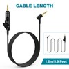 Sqrmekoko Replacement Headphone Audio Cable Cord Compatible with Bose QuietComfort