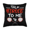 Talk Birdie To Me Throw Pillow