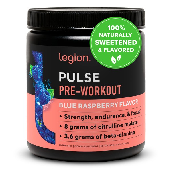 LEGION Pulse Pre Workout - All Natural Nitric Oxide Preworkout