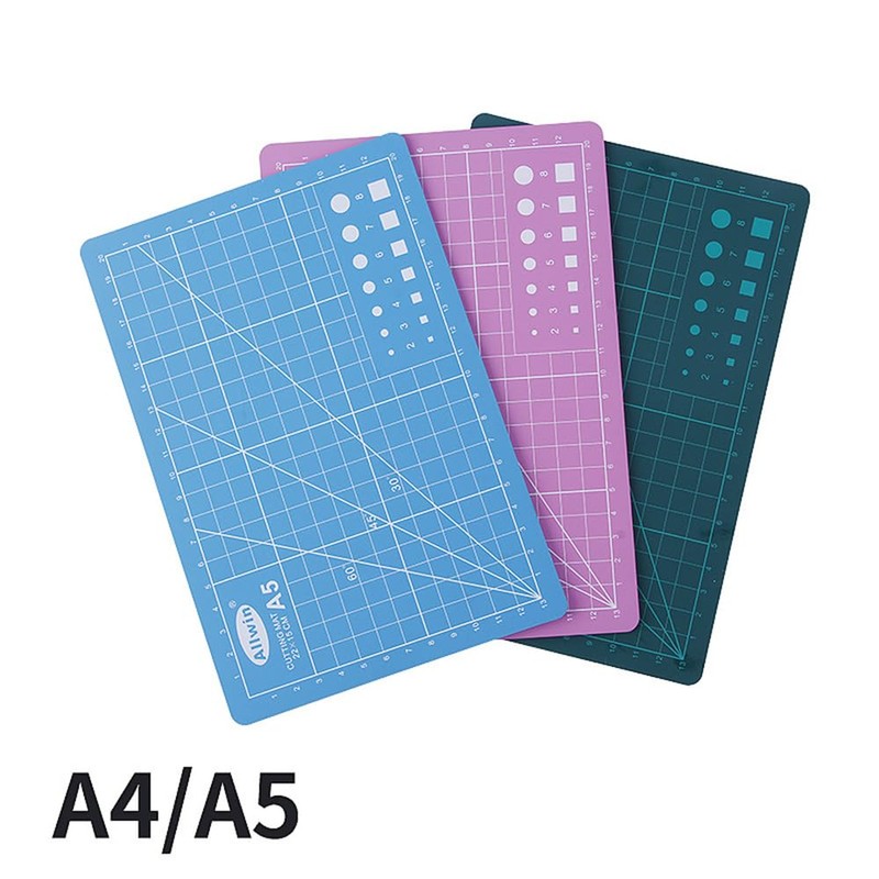 Cutting Mat, A4 PVC Craft Mat, Self-Healing Cutting Board for