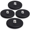 4Pack Strong Rubber Coated Mounting Magnets, 30LBS Anti-Scratch Mounting Magnets,