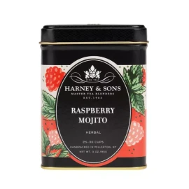 Harney & Sons RASPBERRY MOJITO Herbal tea tin