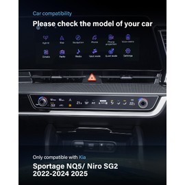 WEIPIN [2 Stück Nano Displayschutzfolie für Ki-a Sport-age NQ5 2022-2024 2025, Nano Klimaanlage für Sport-age NQ5 mit aus Anti-Fingerabdruck