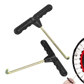 Heting-YQ Trampoline T Hook Kit Metal Trampoline Tool T-Hook Trampoline Spring Compressor Spring Puller Spring for Jumping Trampoline Spring Hoist Pack of 2