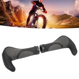 Vbestlife Puños de Manillar de Bicicleta, Puños de Manillar de Bicicleta de Montaña Puños Antideslizantes de Goma Ergonomía Absorción de Impacto para Bicicleta de Carretera
