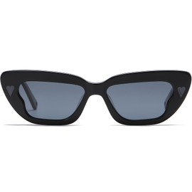 DUCO 1104 Women's Sunglasses, Polarized Sunglasses, UV 400 Protection, For Driving, Fashionable, multicolor (black / gray)