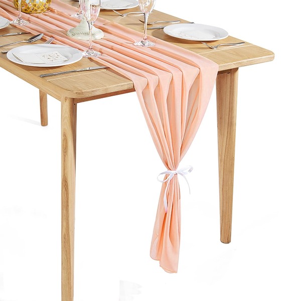 Time to Sparkle 1PC 10FT Chiffon Table Runner Wedding Decor