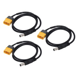 3Pcs XT60 to DC Cable Male to Male Battery Adapter Line Charging Cord for Drone Car