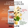 Complejo B Con Ginseng Y Ginger, Suplemento Bdm - Life