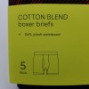 All in motion Boys Boxer Brief Cotton Blend 5 pack
