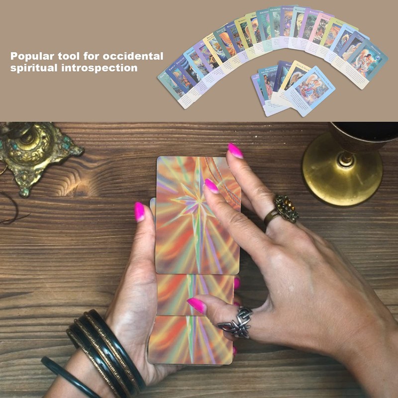 bouti1583 Angels of Abundance Oracle Cards 44 Cards Exquisite Light