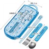 Skater TACC2AG-A Trio Set, Chopsticks, Spoon and Fork, Cinnamoroll, Scallop,