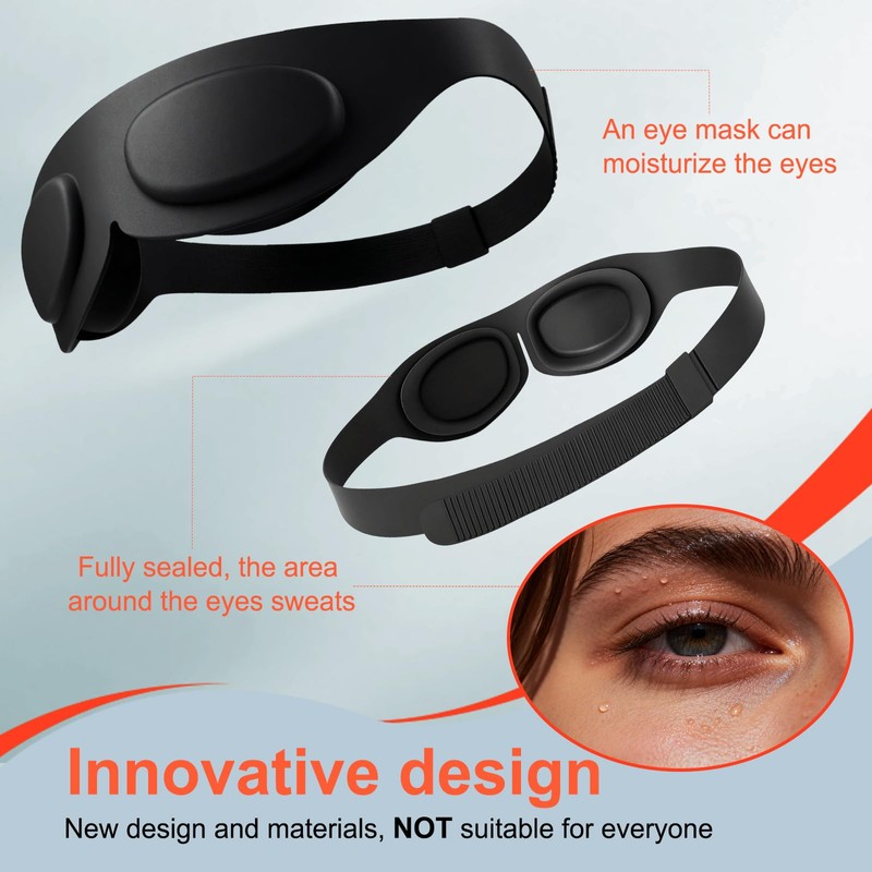 TSYL Travel Sleep Mask: Ultra Lightweight 3D Contoured Sleep Eye