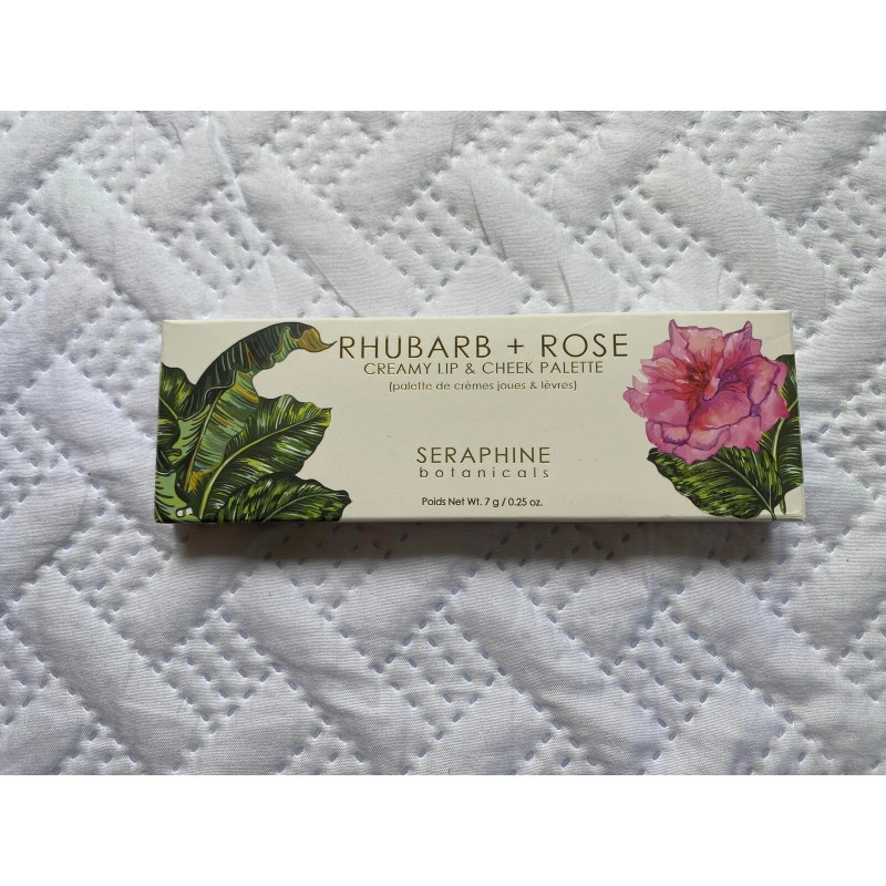 SERAPHINE BOTANICALS Rhubarb + Rose - Creamy Lip & Cheek