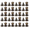 20set Brass Rivets Bronze Wear Resistance Luggage Hardware Accessories for