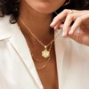 KissYan Initial Necklaces for Women, 14K Gold Plated Hexagon Letter