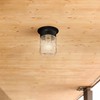 Design House 2-Pack Jelly Jar 1-Light Indoor/Outdoor Flush Mount Ceiling