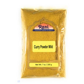 Rani Curry Powder Mild Natural 10-Spice Blend 200g (7oz) ~ Salt Free | Vegan | No Colors | Gluten Free Ingredients | NON-GMO | NO Chili or Peppers