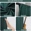 ESGOTBME 10x7ft Wrinkle Free Hunter Green Backdrop Curtain for Parties