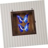 Alipis Wooden Frame Shadow Box Vintage Specimen Display Butterflies Specimen