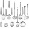304 18/8 Stainless Steel Kitchen Utensils Set 11 Pcs Long