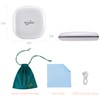 Compact LED Magnifying Travel Makeup-Mirror - 4 inches 1X/10X Magnification